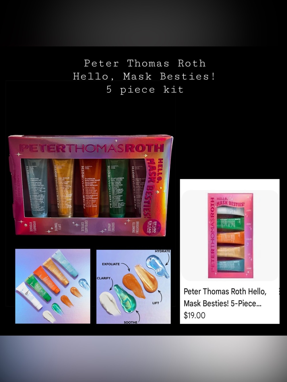 Peter Thomas Roth Hello, Mask Besties! 5-Piece Set